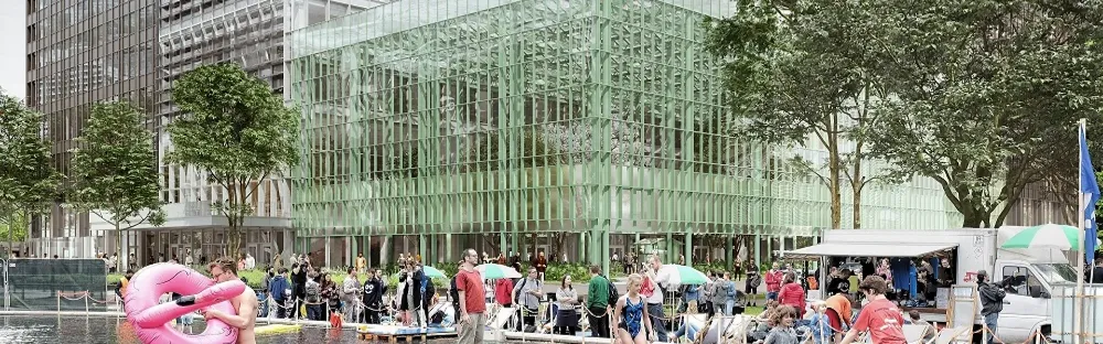 World Trade Center Towers Brussels Banner